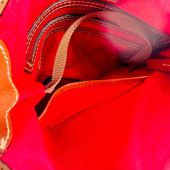 Dooney & Bourke Navy Leather Crossbody Bag - Picture 15 of 15